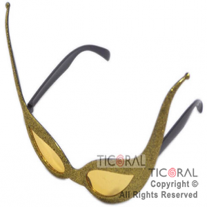 ANTEOJO HS3295-1 ORO GATO ALARGADO x 1